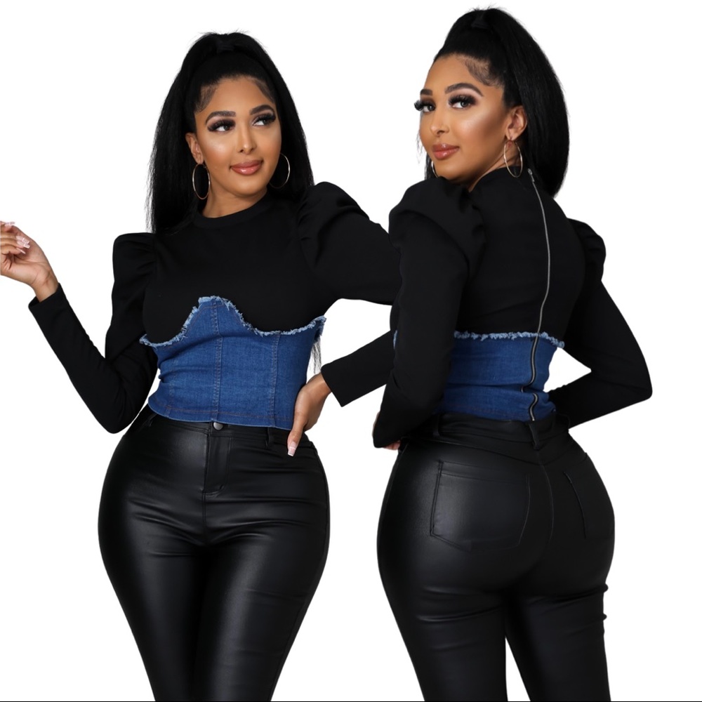 Pair the Kira top with our  On the Go high-waisted pants.